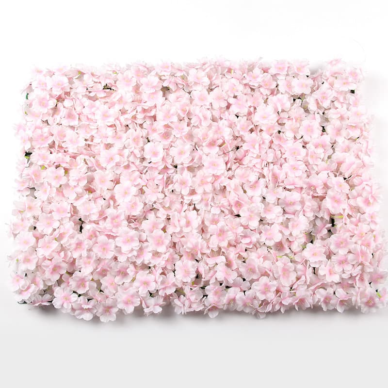 Simulated hydrangea row plant background wall wedding decoration wedding flower wall photography indoor silk flowers fake flowers