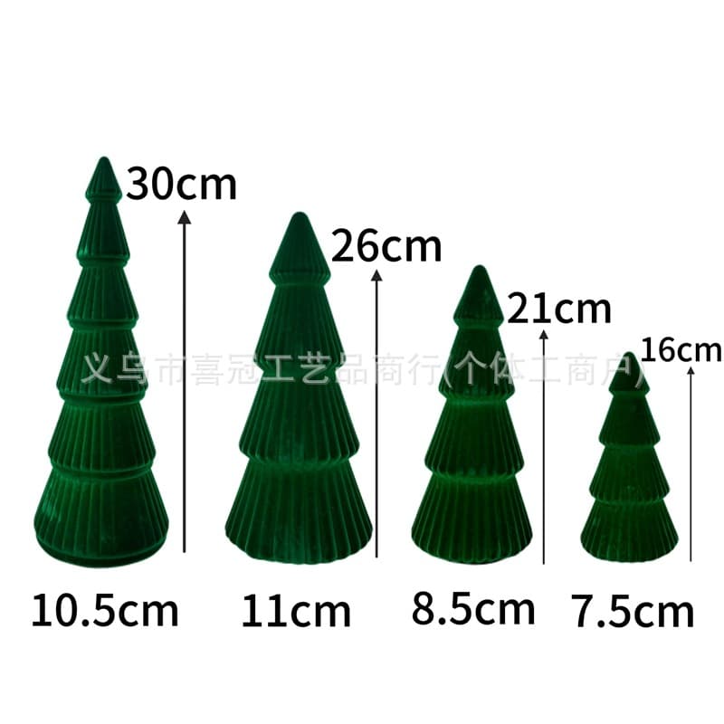 Christmas Decoration Dark Green Christmas Tree Ornament Home Cabinet Desktop Creative Decoration Holiday Party Christmas Tree