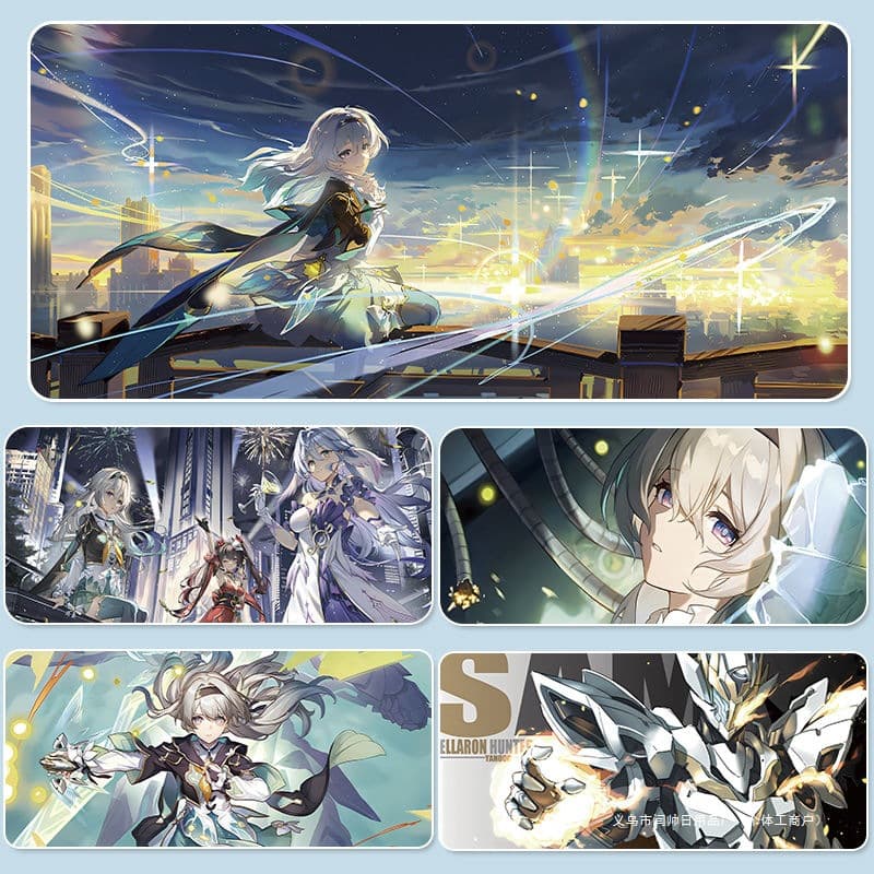 Firefly Mouse Pad, Honkai Impact 3rd, Star Trek, Railway, Anime, Esports, Gaming, Computer Keyboard Desktop Pad