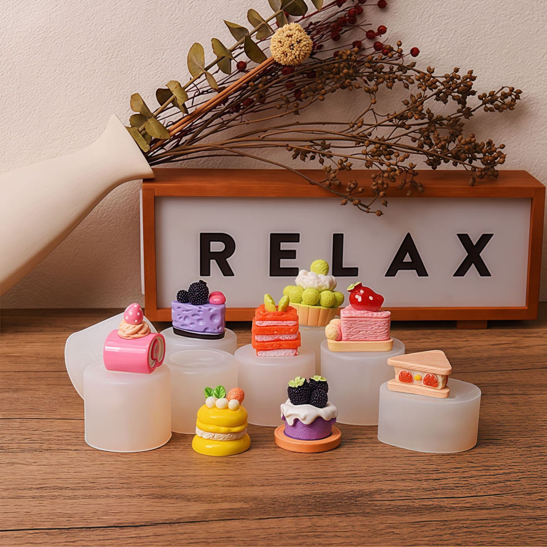 Simulation Food Toy Cake DIY Fondant Resin Plaster Car Silicone Mold