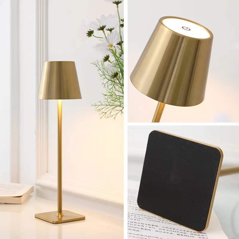 Cross-border LED Table Lamp Simple Retro Cafe Restaurant Ambient Light, Desk Lamp for Bar Outdoor Bedroom