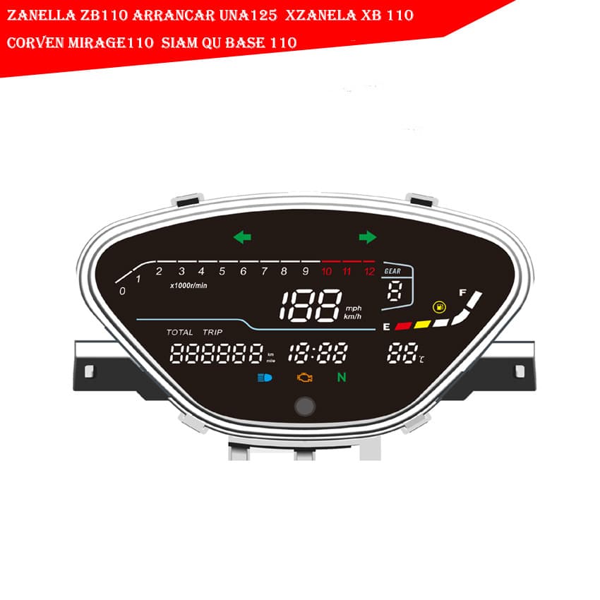 KYMCO VISAR 110 FUTURE 1DIGITAL motorcycle future 1 electronic instrument cluster