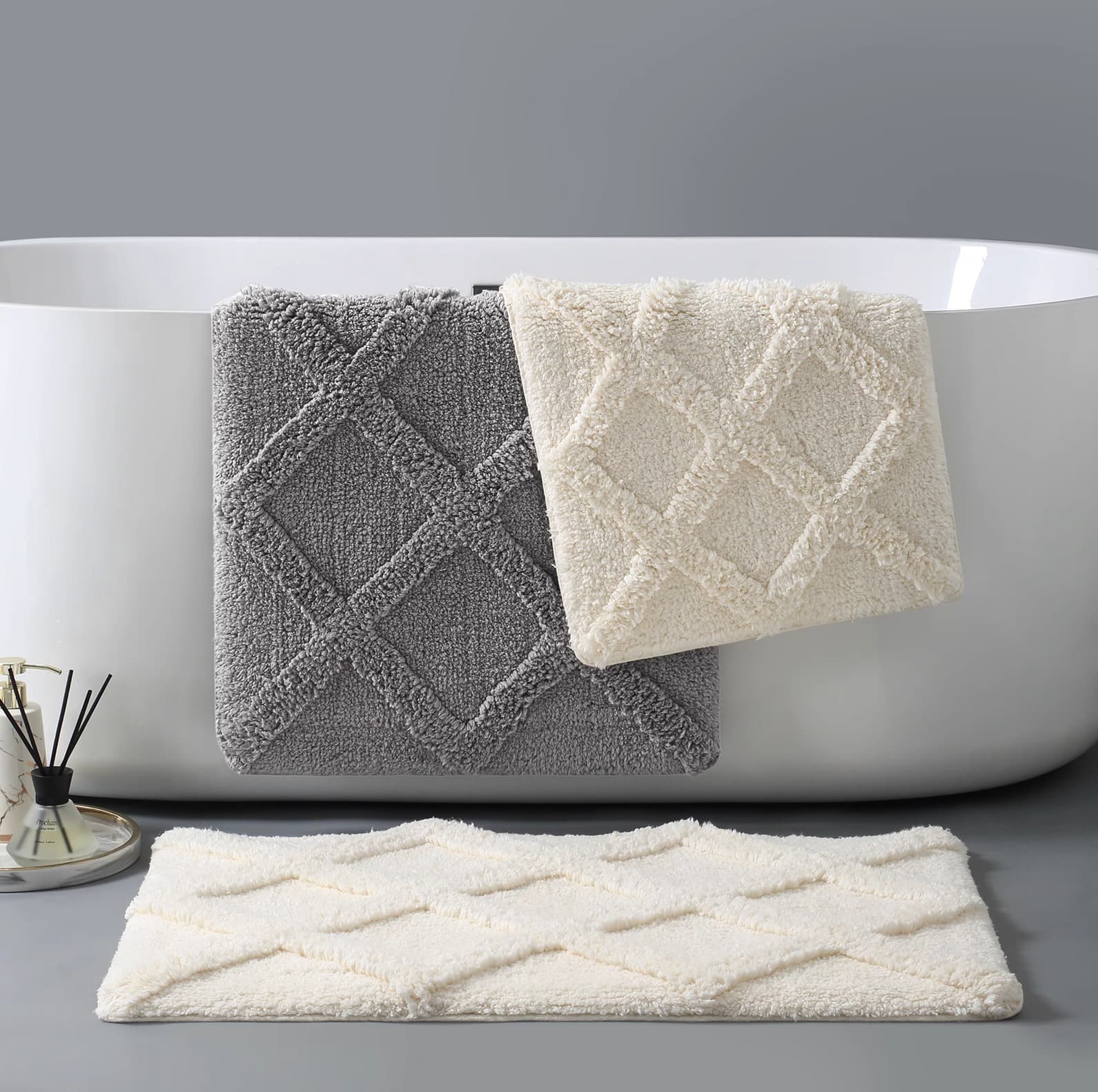 Hilton Five-star Hotel Pure Cotton Bath Towel Bathroom Anti-slip Toilet Absorbent Washroom Thickened Towel
