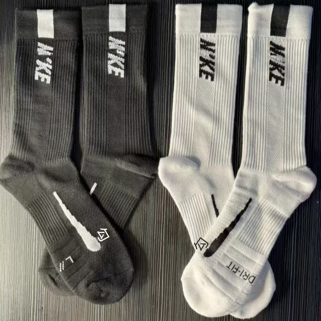 Towel bottom Suwannexist socks men's fashionable and versatile professional outdoor sports high-top letter basketball socks women's socks