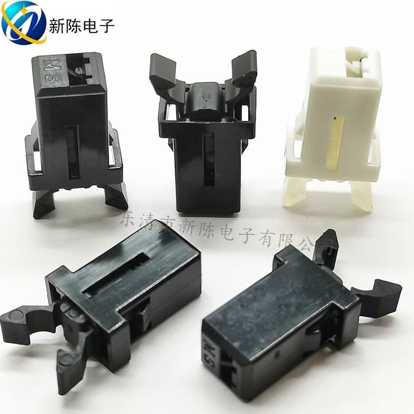 MS trash can snap push switch door lock switch spring button self-locking switch glasses case switch black