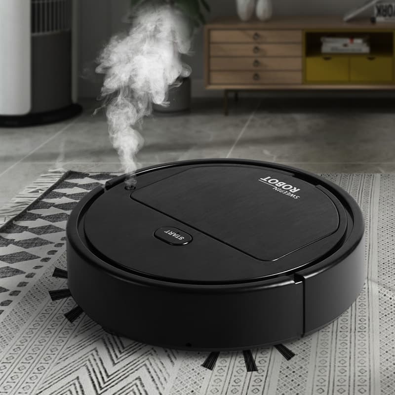 Smart Robot Vacuum Cleaner Automatic Home Sweeping Vacuuming Mopping Cleaner USB Charging Vacuum Cleaner Gift