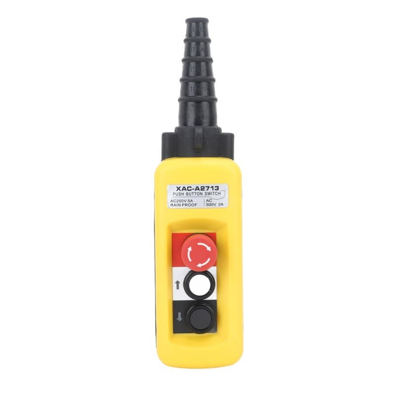 Travel Switch XACA2713 Handheld Button Crane Control Handle 4713 Up/Down Hoist Lift Single/Dual Speed 6713
