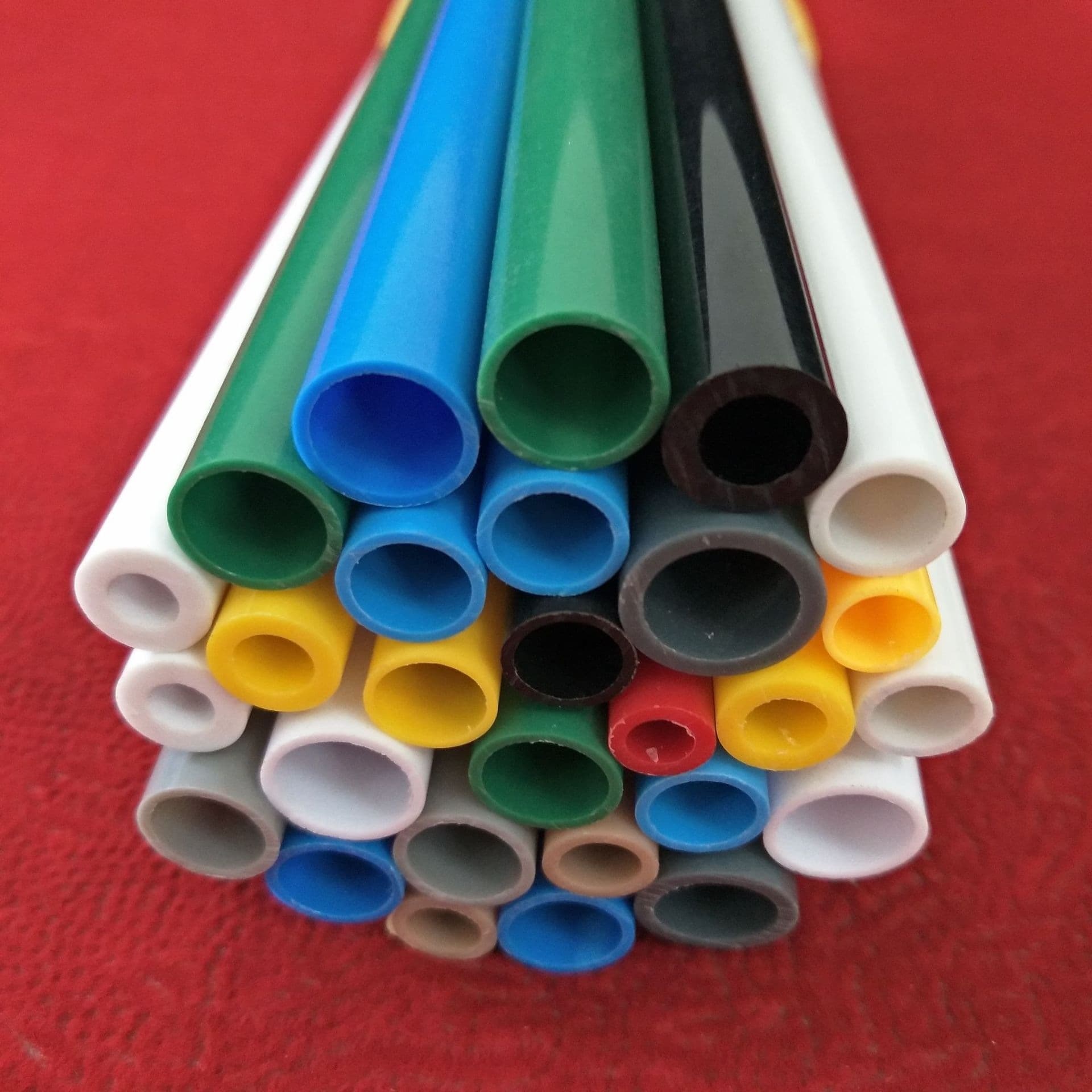Factory direct sales PP/PE colored pipe, plastic pipe various specifications rigid plastic tube, piping