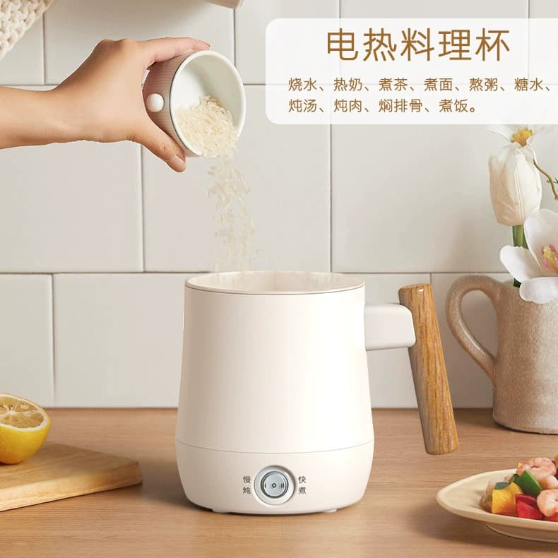 Electric Heating Cup, Health Pot, Mini Small Student Dormitory Multifunctional Stewing Cup, Low Power Health Cup, Cross-border