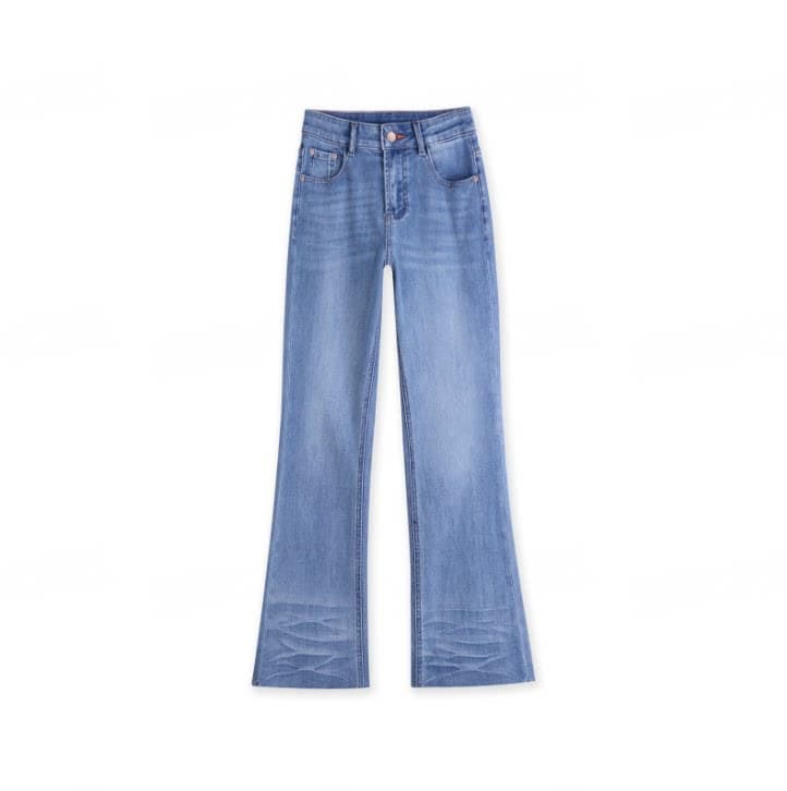 Right Grid Denim Spring/Summer Slimming Cigarette Pants for Women, Leg-Lengthening Versatile Straight-Leg Stylish Jeans