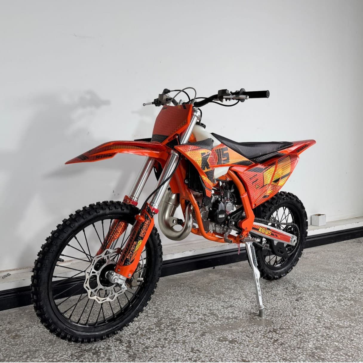 KEWS K85-G Two-Stroke Engine Two-Wheel Motorcycle Racing Bike Front and Rear Disc Brake Off-Road Motorcycle