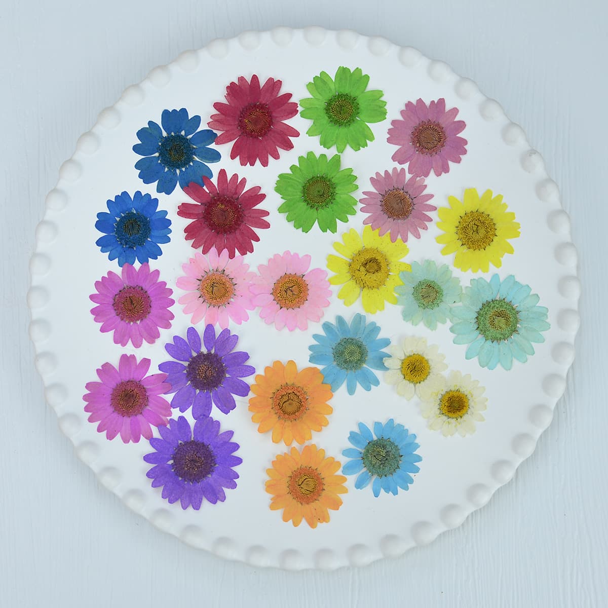 Dried Flower Real Flower Preserved Flower Pressed Flower Epoxy Resin Jewelry Accessories Accessories Sunflower Pressed Flower Chrysanthemum 25-35mm DIY Material Kit