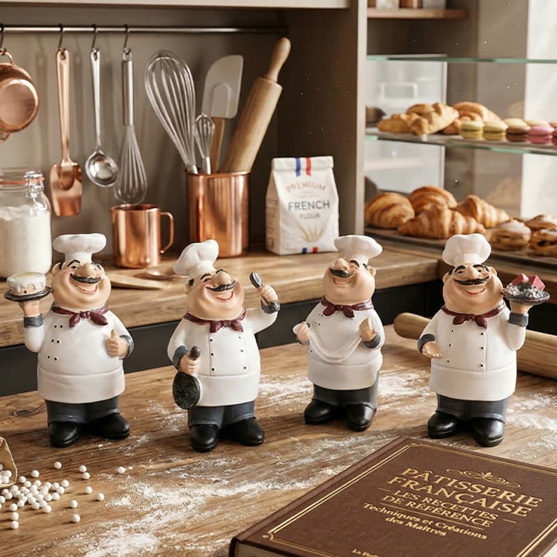 American Countryside Factory Direct Sales Creative Home Furnishings Cake Shop Chef Decorative Ornaments A31