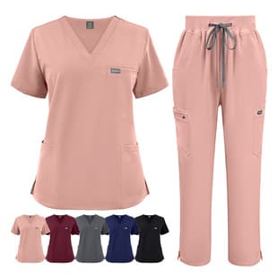 New Scrub Suit for Export Medical Workwear Set Nurse Dental Oral Surgery Scrub