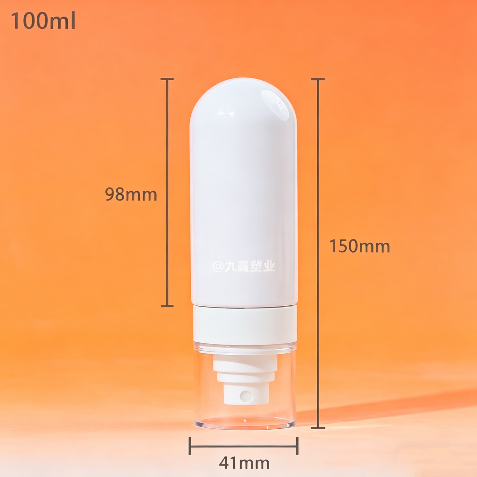 80-120ml Cosmetic Spray Bottle PET Plastic Portable Inverted Toner Bottle Press Pump Essence Lotion Bottle
