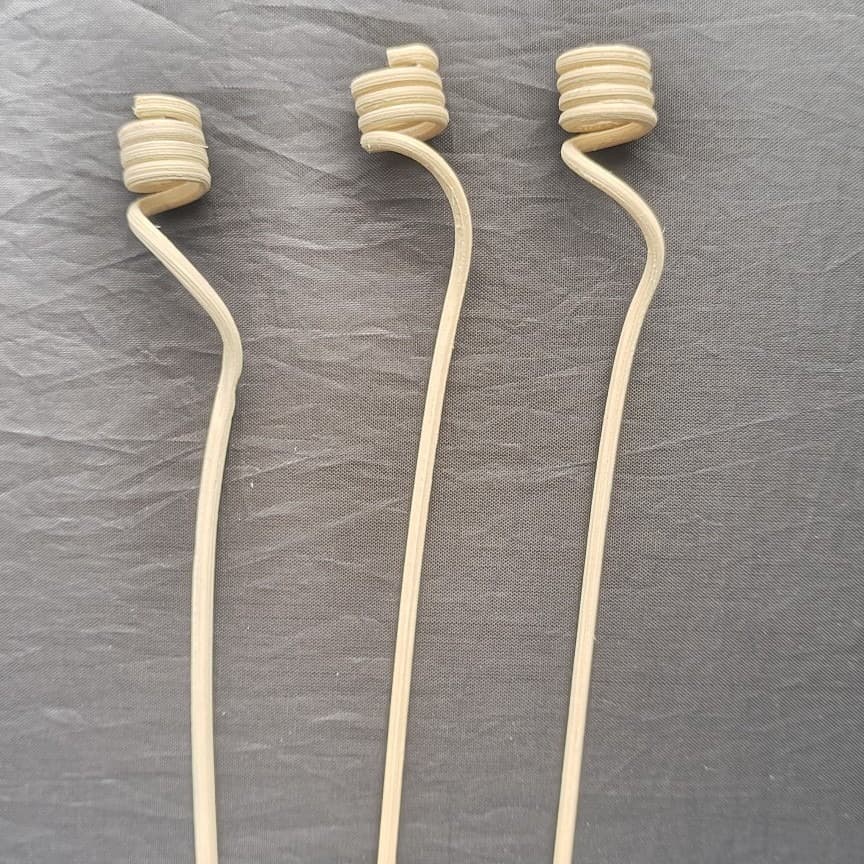 Wholesale Flameless Fragrance Accessories, Volatilizing Sticks, Coiled Rattan Diffuser Decor, Indonesian Material, Fresh for Home Use