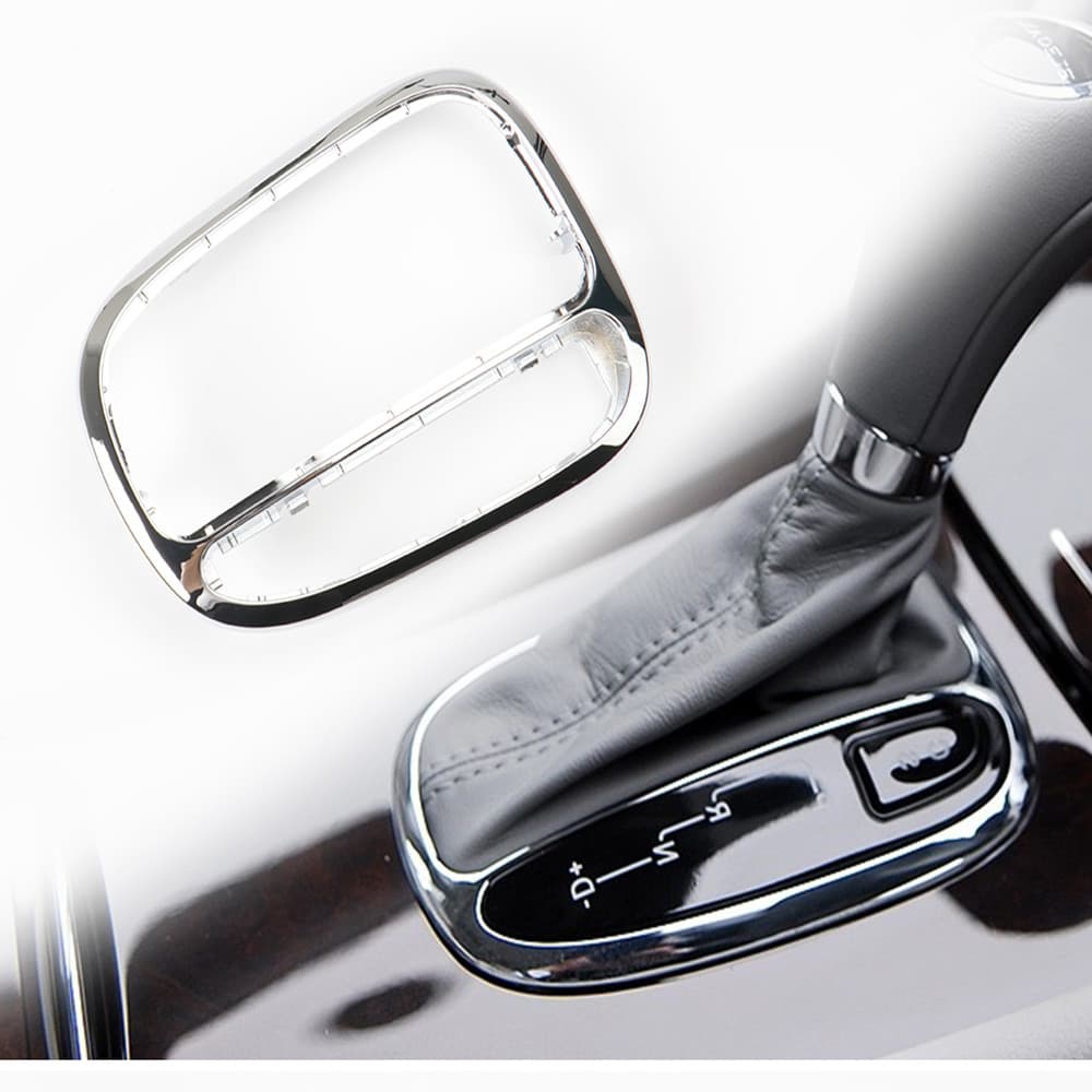 For Old Mercedes-Benz C-Class Gear Shift Lever Trim Ring W203 Shift Lever Chrome Frame 2032671988