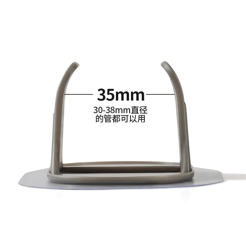 No-Drill Washing Machine Hose Fixing Clip, Drain Hose Holder, Gas Hose Clamp, Gas Pipe No-Nail Pipe Clip