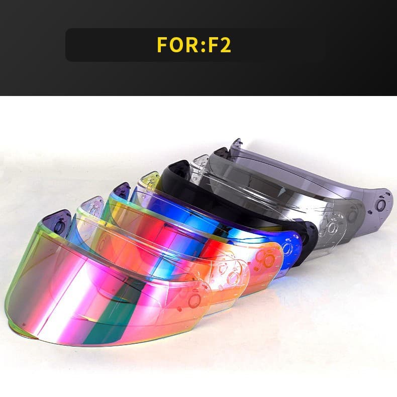 SOMAN motorcycle F2 helmet lens, open-face helmet lens, foreign trade battery car sun protection and UV protection lens