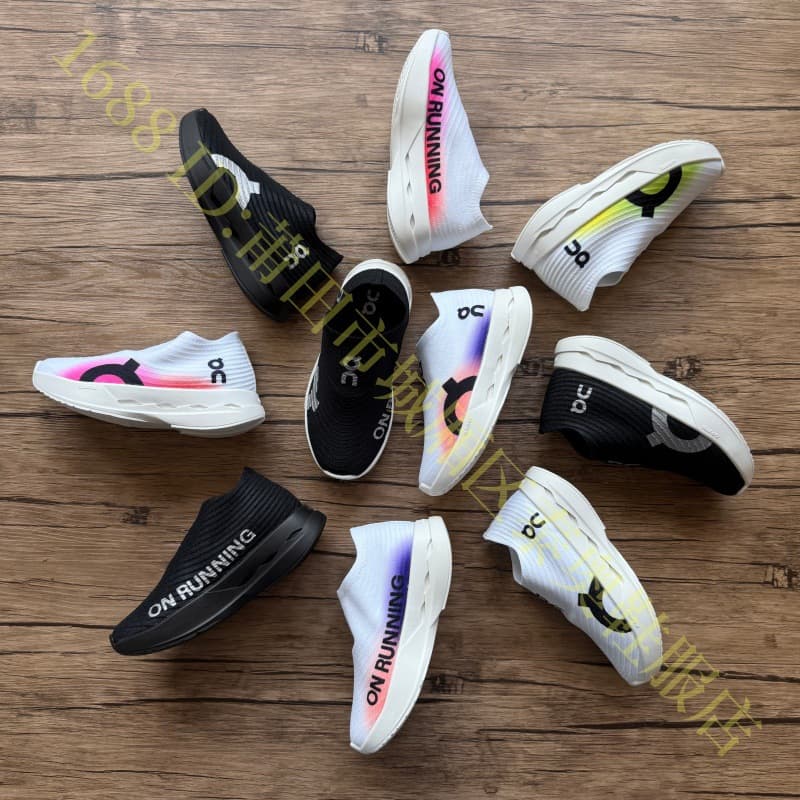 High-End Children's Running Shoes, Knitted Slip-On Kids' Soft-Soled Sneakers, Breathable and Comfortable Casual Shoes