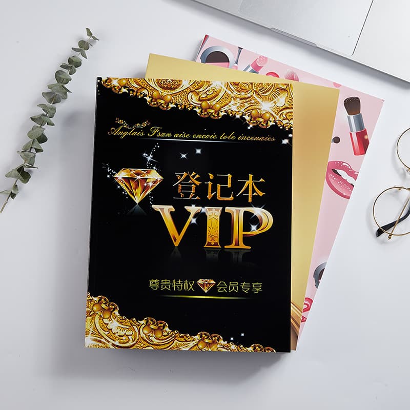 Beauty Salon Hairdressing Member Information Book VIP Health Customer Information Registration Book Management Thickened Version Member Book