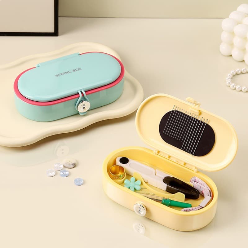 Self-designed Dopamine Sewing Kit Set Hand Sewing Kit Portable Student Sewing Kit Magnetic Sewing Box