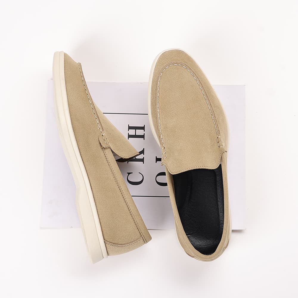 Summer Fashion Blue Slip-On Shoes Breathable Driving Men's Shoes Large Size Lightweight Slip-Off Casual Shoes for Men
