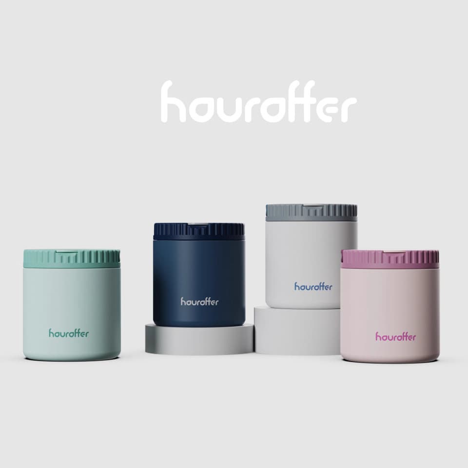 Hot-Selling Private Mold Food Jar in Europe and US, Wide-Mouth Food Container, 304 Stainless Steel with Spoon, Thermal Cooking Cup