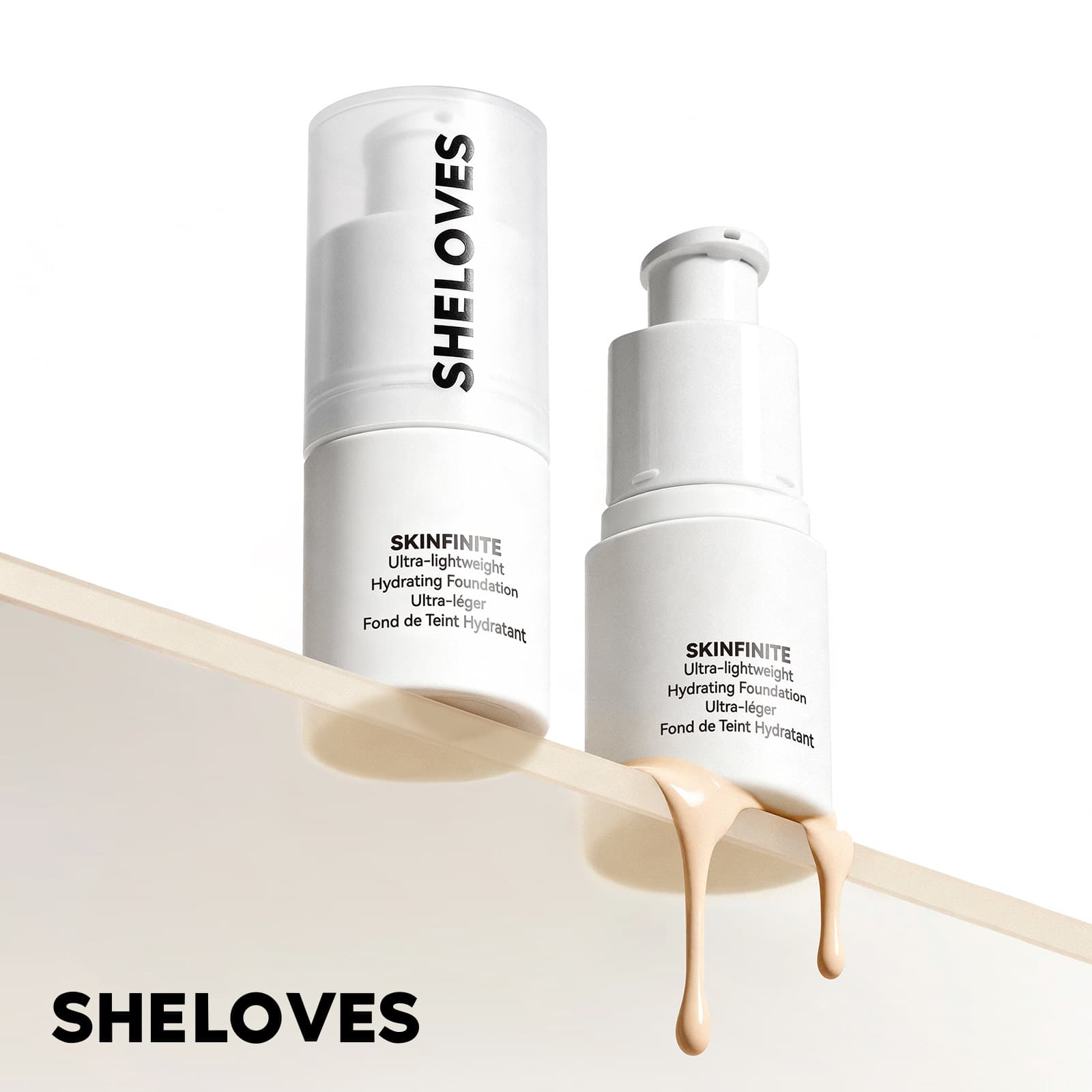 Cross-border Exclusive Hydrating Glow Foundation Concealer Lightweight Breathable Moisturizing Long-lasting Coverage Hides Blemishes Spots Pores