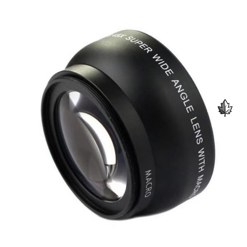 Wide-Angle Lens Macro Camera Lens Universal DSLR Lens Interface Wide-Angle Attachment
