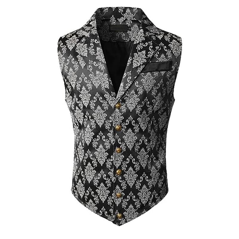 2024 Cross-border Men's Suit Vest Fashion British Retro Waistcoat Casual Suit Slim-Fit Vest In Stock Bulk