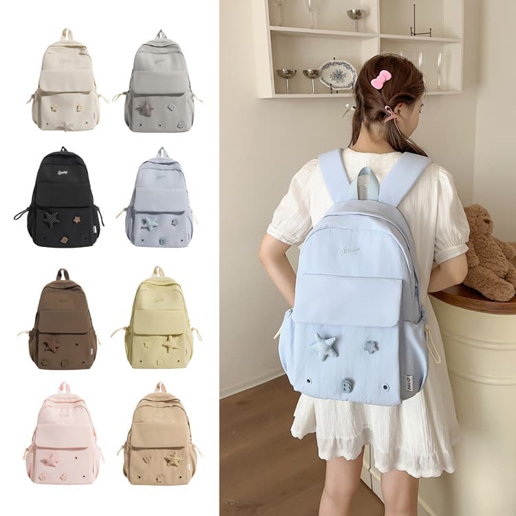 Minimalist Backpack for Women 2026 New Student Schoolbag Lightweight Versatile Large Capacity Commuter Casual Travel Backpack
