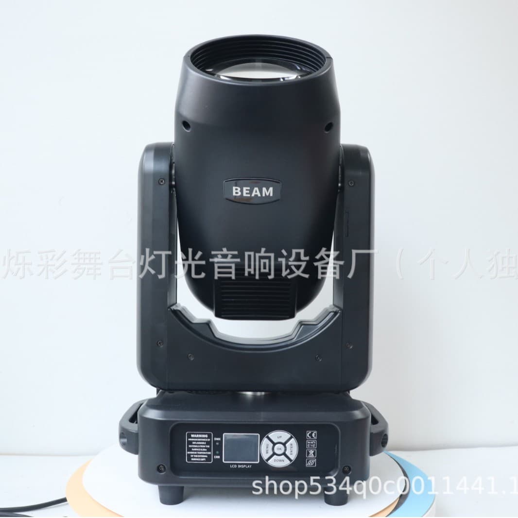 295W LED moving head beam light for bars, banquet halls, live streaming studios, performances, and stages.