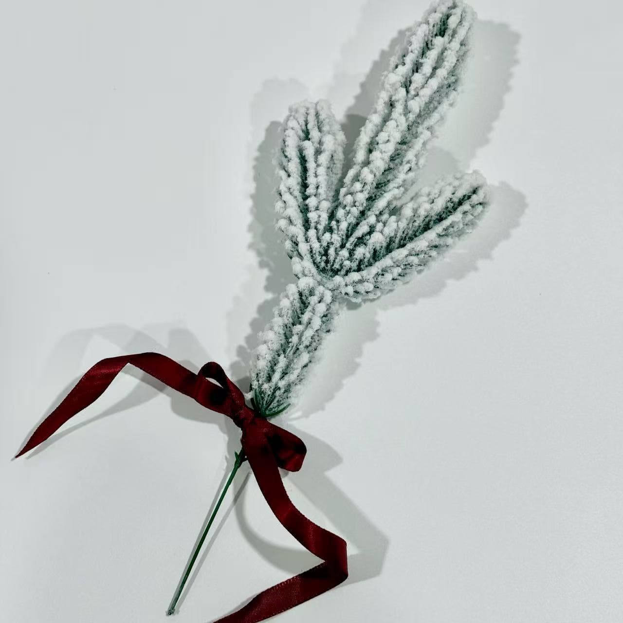 Amazon Bestseller Flocked Pine Branches with Snow - Christmas Tree Decoration Accessories