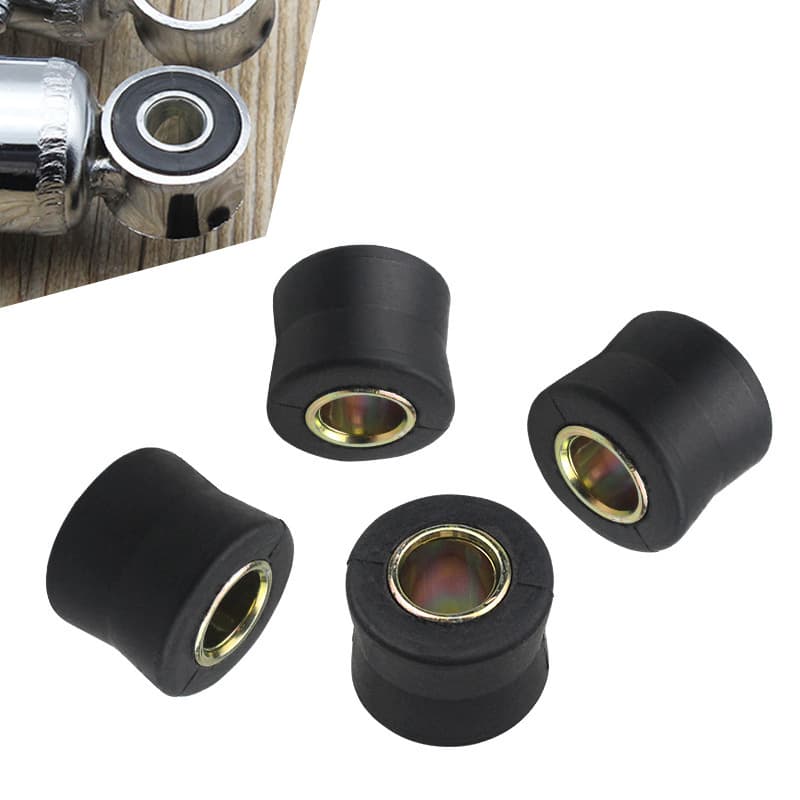 Electric Vehicle Rear Shock Absorber Bushing Fixing Ring Motorcycle Rear Shock Absorbing Rubber Ring Moped Rear Fork Screw Fixing Sleeve