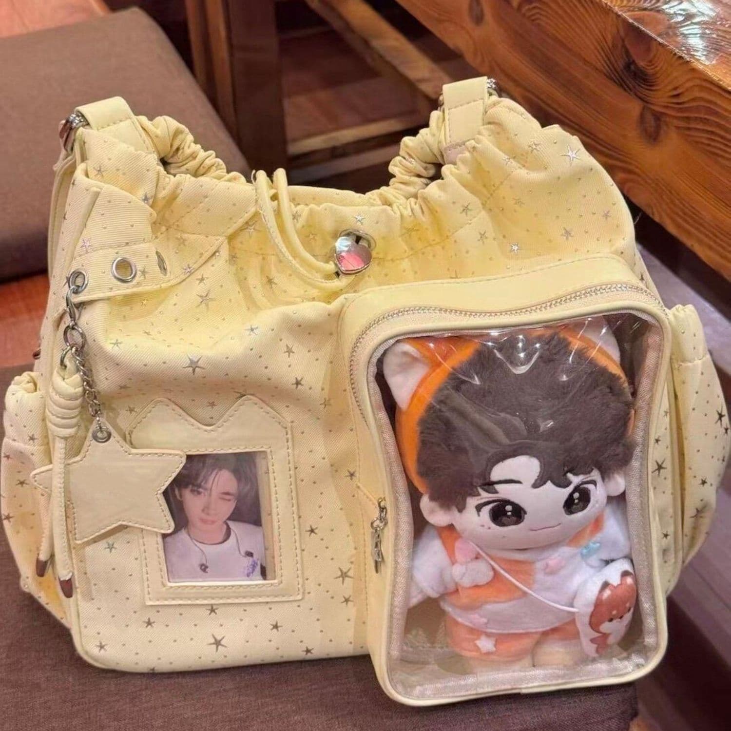 Original Japanese 20cm baby bag, star pain bag, backpack for women, large capacity for baby and baby, commuting school bag with small food intake