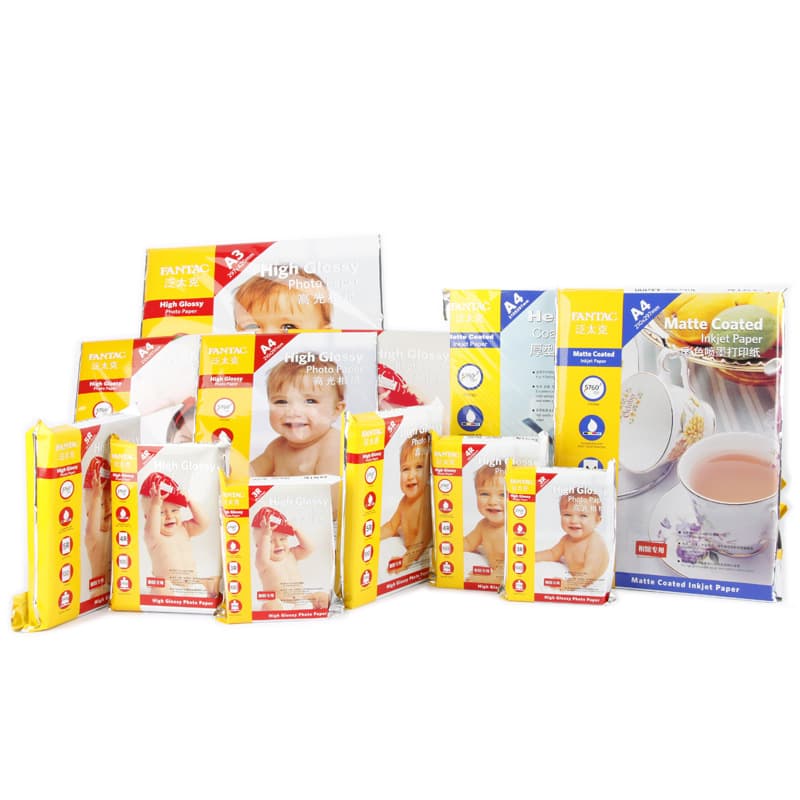 Fantac 5-inch 6-inch 7-inch Color Inkjet Photo Paper 185/210/240gsm A3 Photo Paper for Printing