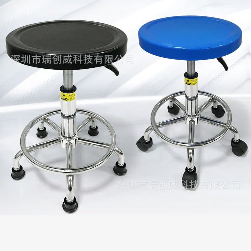 Anti-static lifting experimental stool, beauty salon swivel chair, assembly line cleanroom anti-fatigue stool