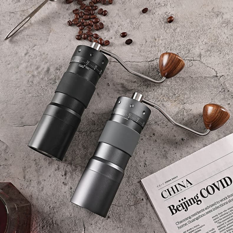 Cross-border Manual Coffee Grinder Hand Crank Burr Grinder with 48mm Large Steel Burr Core