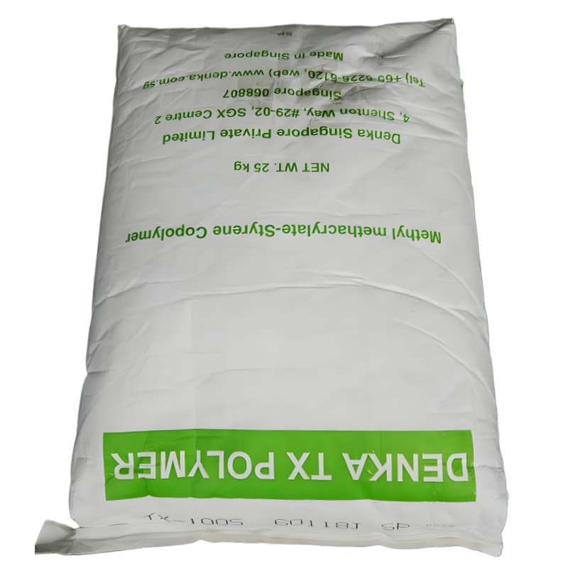 MS Resin TX-100S Singapore Denka Injection Grade for Lenses, Peripheral Plastic of Lamp Covers