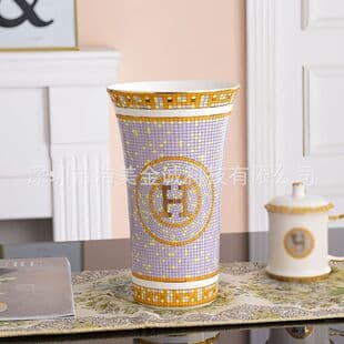 Export European Bone China Vase, Home Tabletop TV Cabinet Decoration, Fresh Flower Vase, Housewarming Gift, Wholesale