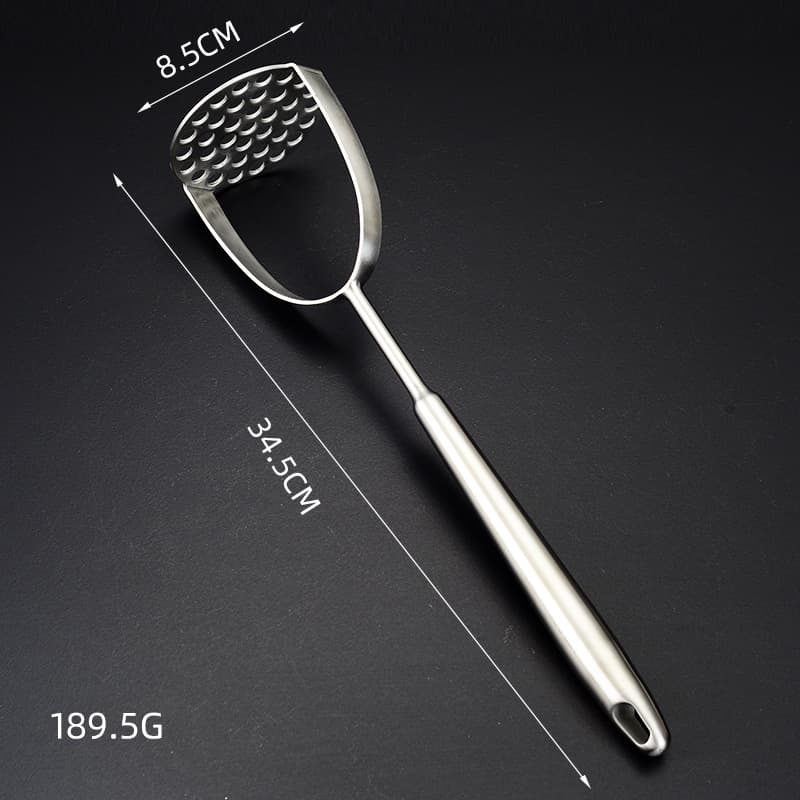 304 Stainless Steel Pointed Potato Masher for Baby Food, Cross-border Kitchen Home Use