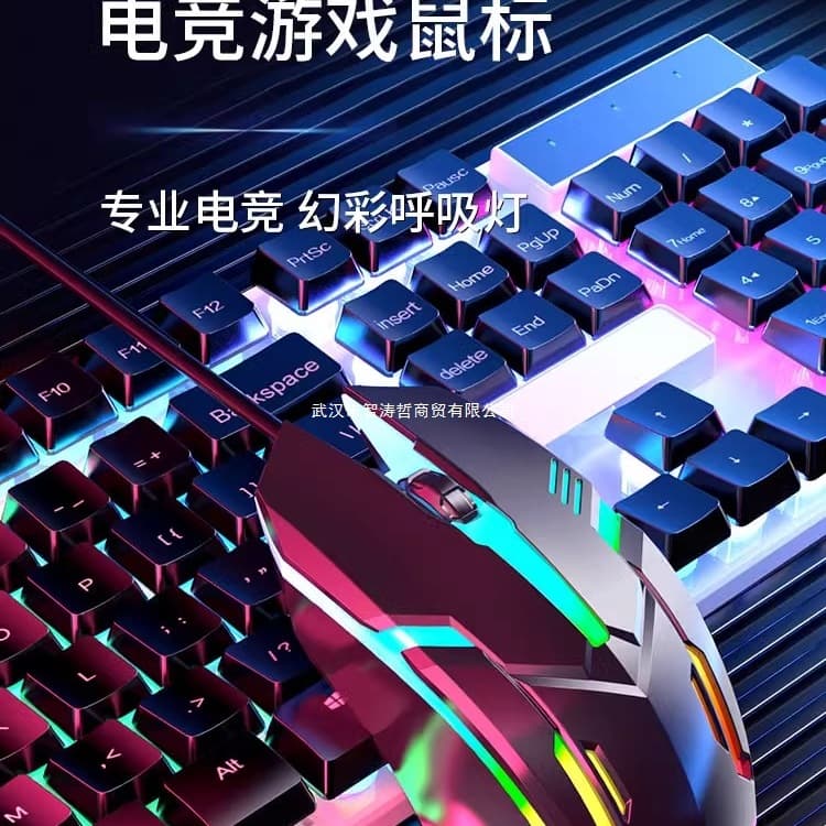 Mandarine Compatible with Dell Mechanical Wired Gaming Mouse for Desktop, Internet Cafes, and Universal Laptop Office