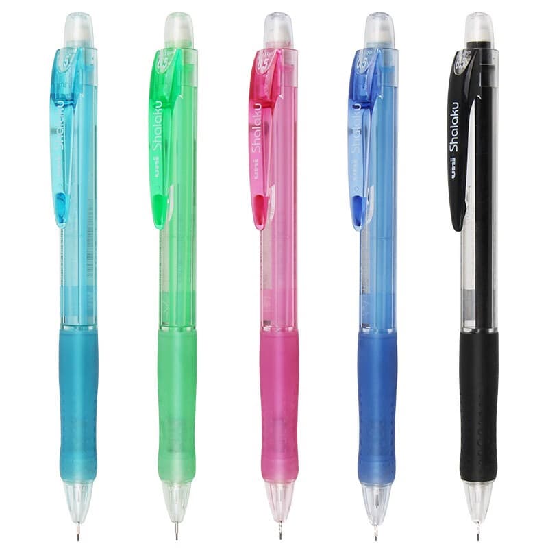 Mitsubishi (uni)M5-100 activity pencil 0.5mm student mechanical pencil rubber grip