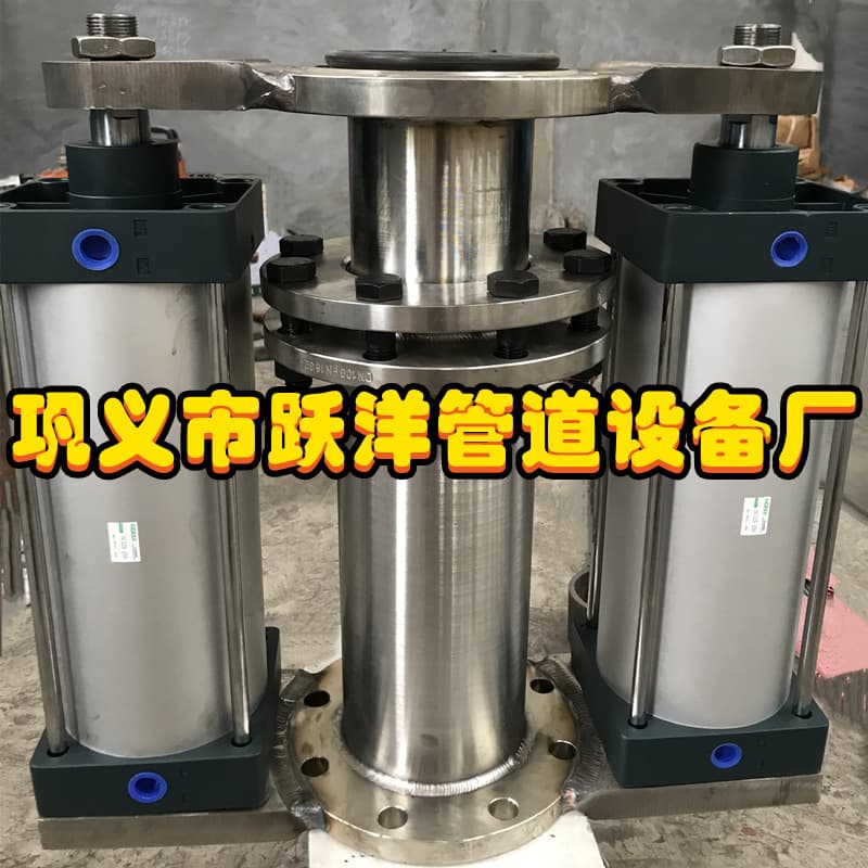 Custom Adjustable QSS Type Stainless Steel Pneumatic Telescopic Actuator Flow Meter Verification Device Pneumatic Clamping Device