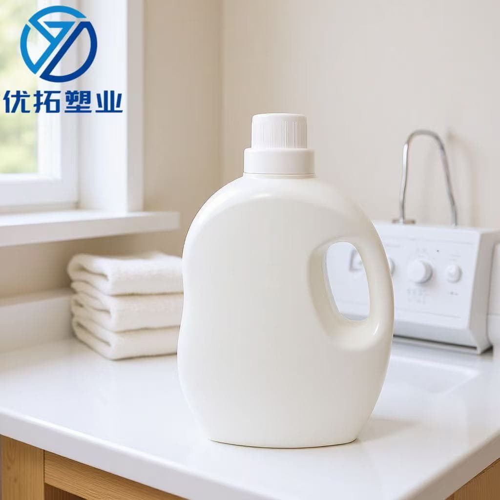 Factory in-stock supply 2L laundry detergent bottles, flower fertilizer nutrient solution bottles, car wash water wax bottles, daily chemical packaging plastic bottles
