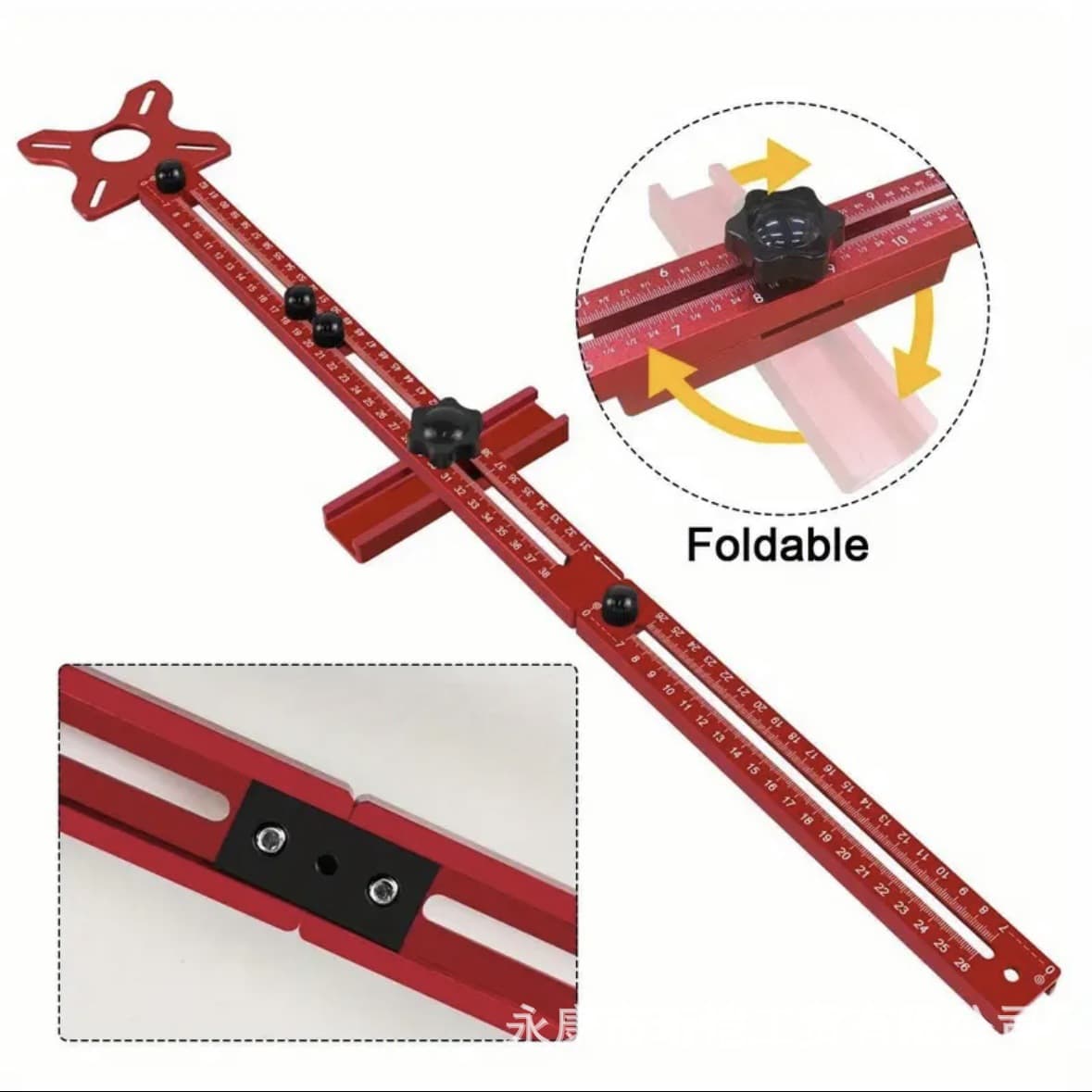 Woodworking Circle Cutting Tool, Trimmer Circle Cutter, Slotting Positioning Aid, Woodworking Arc Cutting Machine, Chamfering