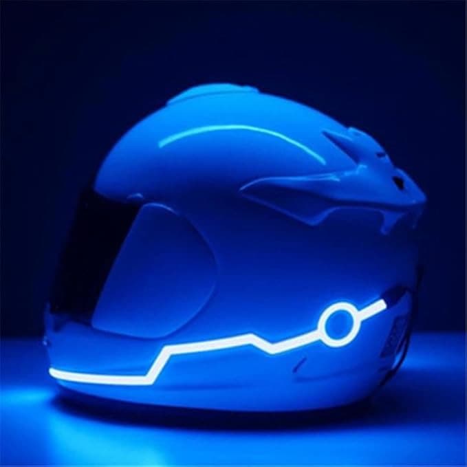 EL Cold Light Glowing Helmet Light Strip EL Light Strip Decorative Light Strip Motorcycle Helmet Decoration Safety Light Strip