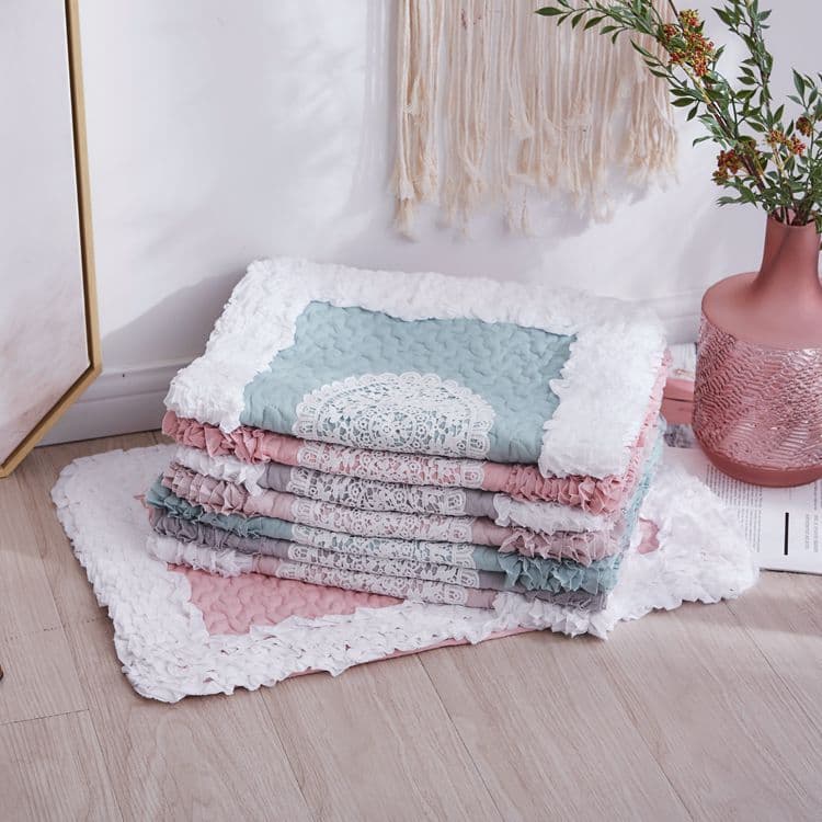 Export South Korea Foreign Trade Home Textile Cotton Fabric Floor Mat Caterpillar Cushion Door Front Mat Tatami Mat Children Climbing Mat