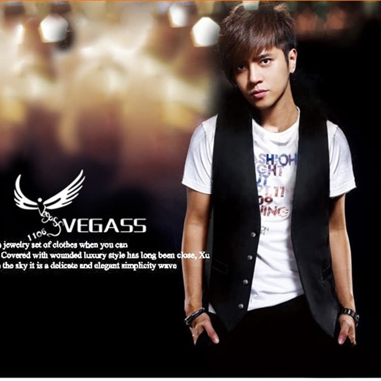 Men's Vest, Korean Style, Slim Fit, Trendy Business Casual Vest, Men's Jacket, Stylish, Versatile, Handsome, Korean Style
